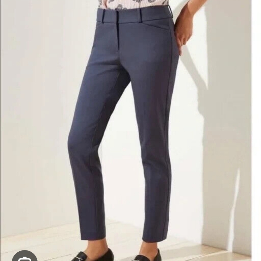Ann Taylor LOFT Marisa Ankle Pant Black Size 6 Petite Curvy Fit